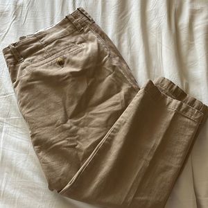 Worn, skinny fit, men khaki pants